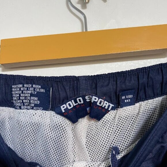 Polo Sport Ralph Lauren Navy Blue Red Women's Track Pants Size M - Picture 11 of 13